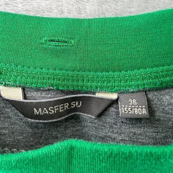 Masfer.SU Green Embroidered Designer Sweatshirt (Marisfrolg Line) - Size 6 - Picture 3 of 9
